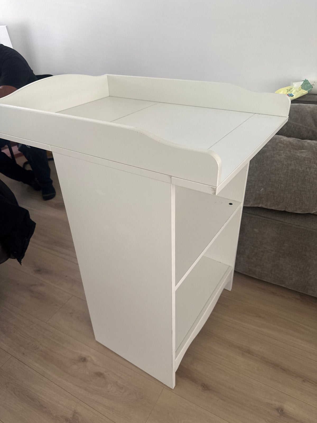 Witte baby commode, Ophalen, Gebruikt, 50 tot 70 cm, 75 tot 100 cm