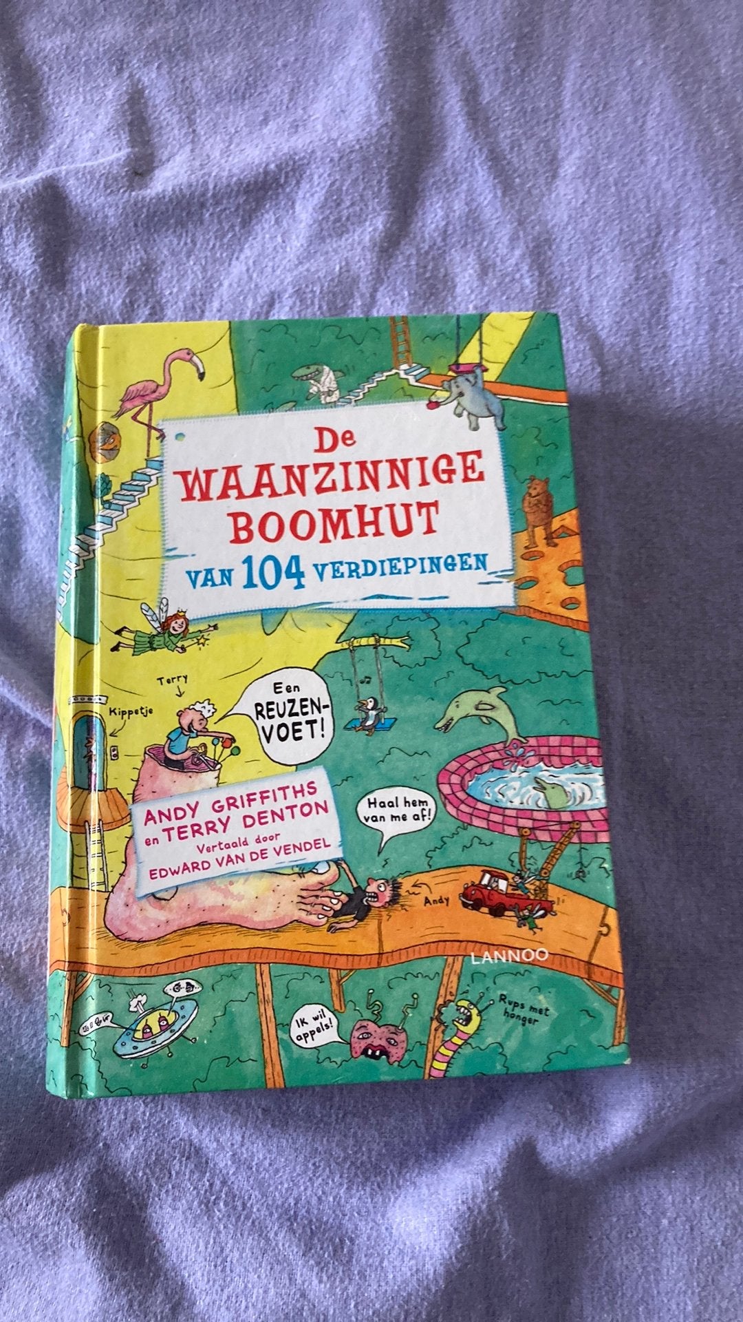 Terry Denton - De waanzinnige boomhut van 104 verdiepingen, Boeken, Ophalen, Terry Denton; Andy Griffiths, Fictie algemeen, Zo goed als nieuw