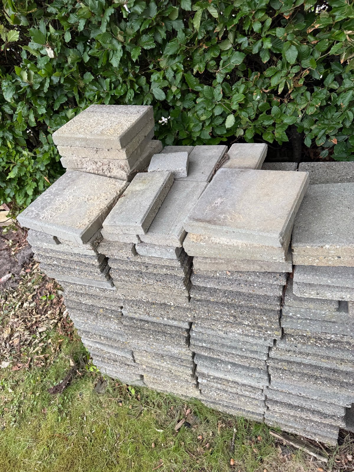 Grindtegels, betontegels, Tuin en Terras, Tegels en Klinkers, Ophalen, Gebruikt, Overige typen, 10 m² of meer