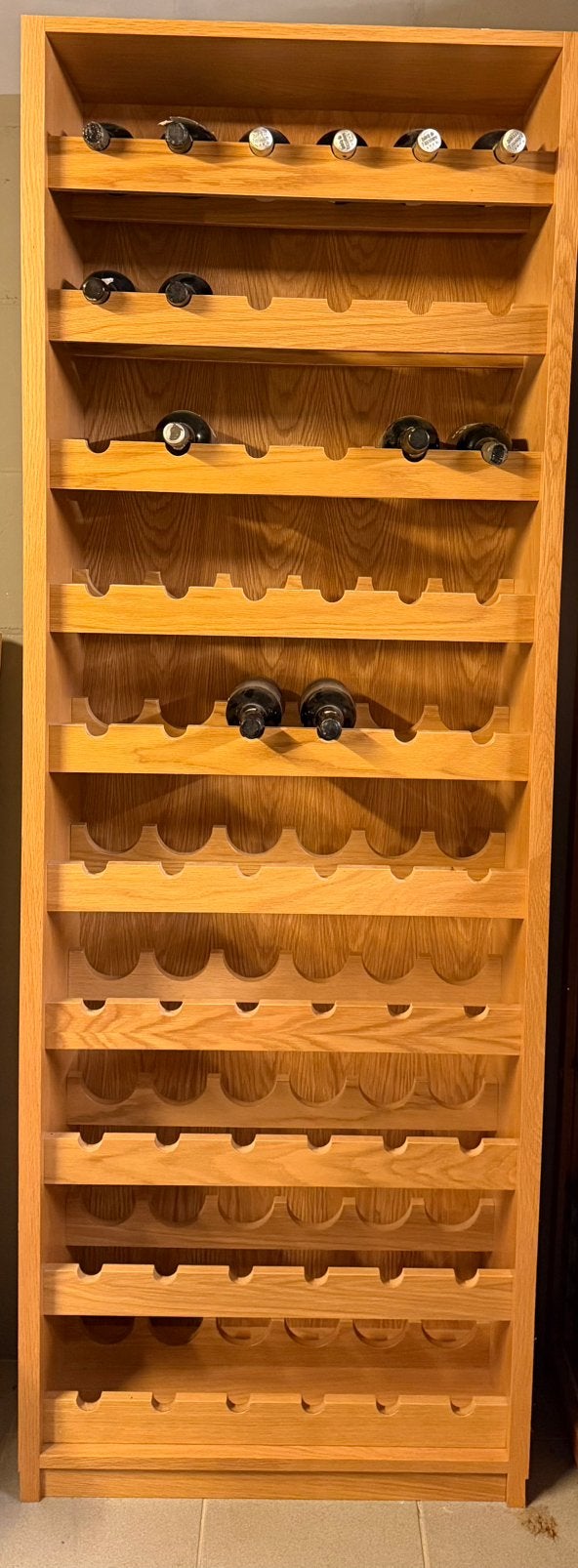 Wijnkast, Ophalen of Verzenden, Hout, 75 cm of meer, 25 flessen of meer