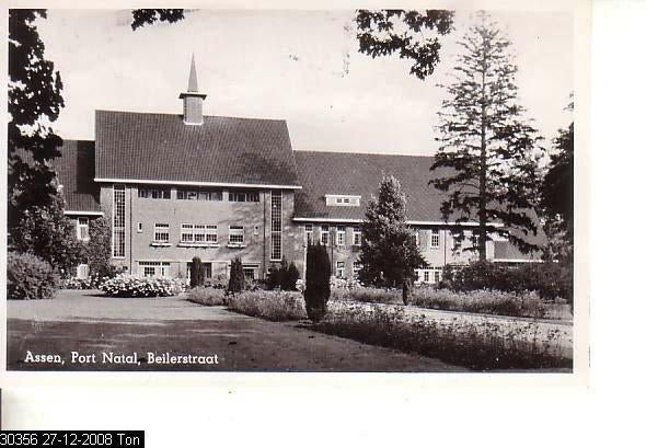 Ansichtkaart	Assen	Port Natal	Beilerstraat, Verzenden, 1940 tot 1960, Ongelopen, Drenthe