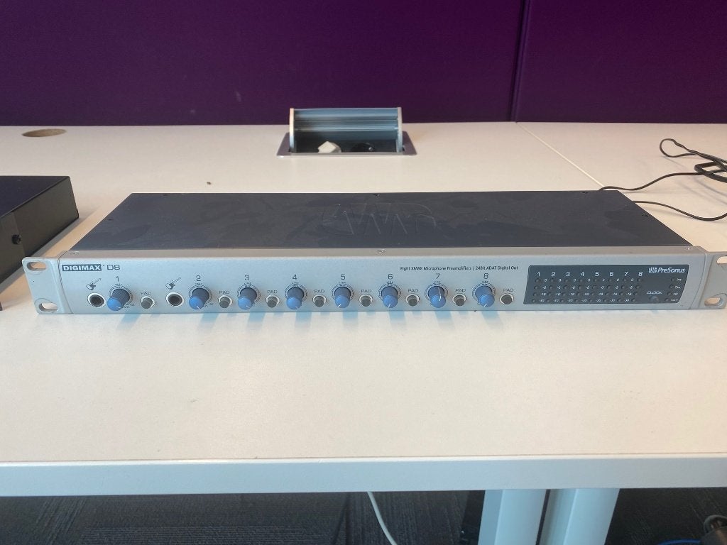 Presonus DigiMax D8 8 kanaals voorversterker, Ophalen of Verzenden, Zo goed als nieuw, 5 tot 10 kanalen