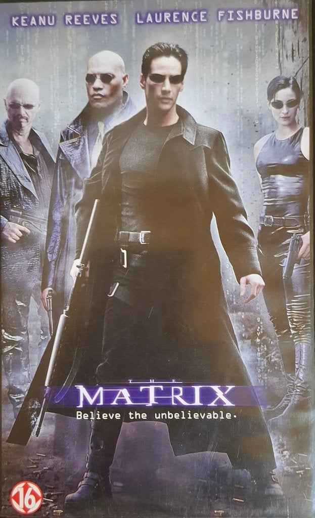 The Matrix - VHS - Warner Brothers, Nederlands ondertiteld, Engels, Science Fiction en Fantasy, Ophalen of Verzenden