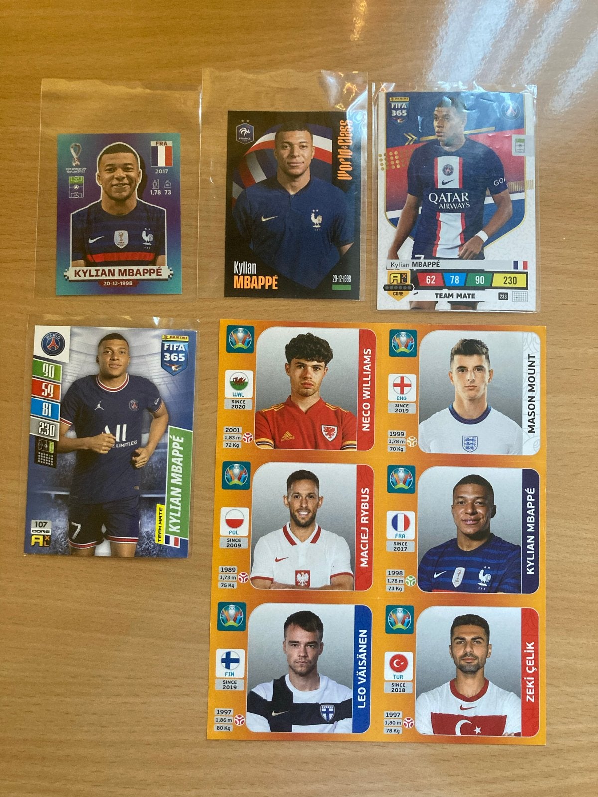 Kylian Mbappé FIFA 365 Panini Adrenalyn XL Voetbalkaarten, Verzenden, Zo goed als nieuw, Buitenlandse clubs, Spelerskaart