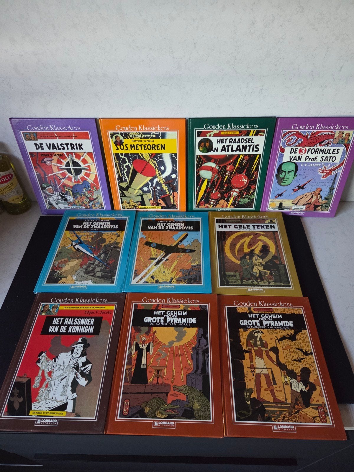 Blake en Mortimer - 10x hardcover - Gouden Klassiekers, Meerdere stripboeken, Ophalen of Verzenden, Gelezen