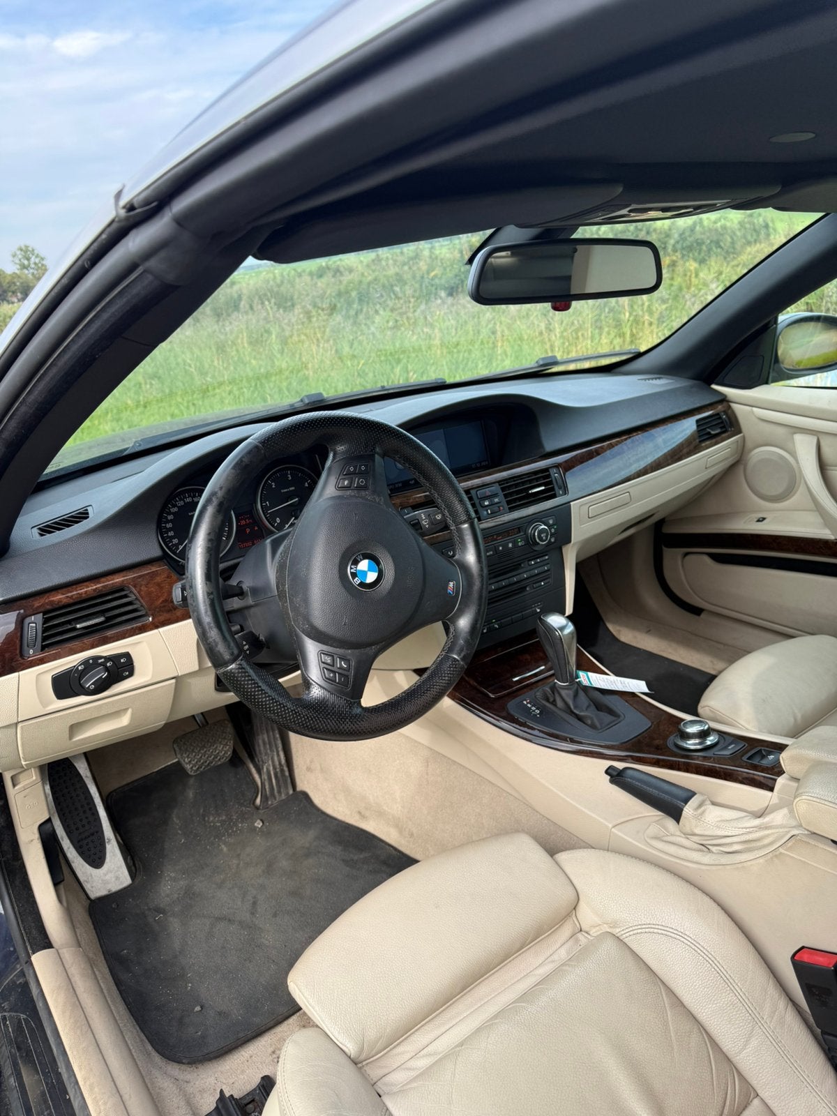 BMW 3-Serie 3.0 D 325 Cabrio AUT 2008 Blauw, Auto's, Automaat, 1800 kg, Cabriolet, 1725 kg