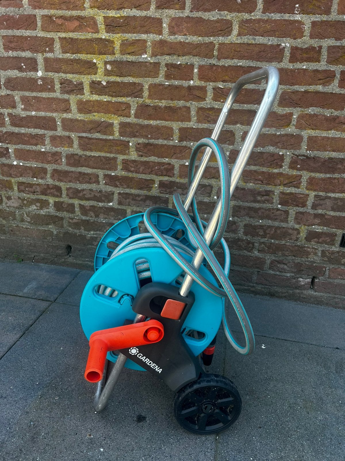 Gardena haspel 20 meter, Ophalen of Verzenden, Zo goed als nieuw