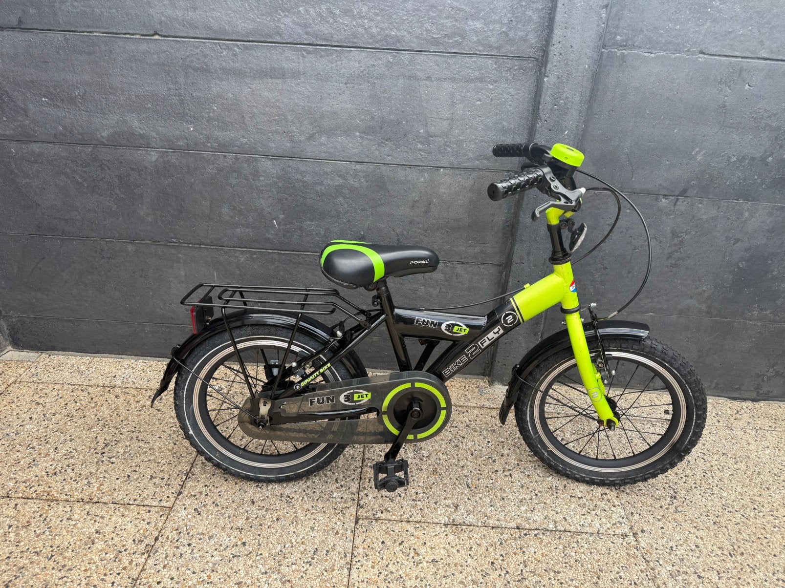 Zo goed als nieuwe kinderfietsje Popal 16 inch., Ophalen of Verzenden, Zo goed als nieuw, 16 tot 20 inch