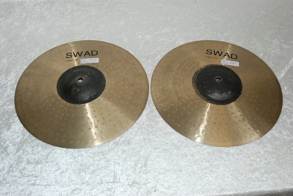 Swad Hihat bekkens 1077/1143gr 14 inch  <25250912>, Gebruikt, ., Drums of Percussie, Ophalen of Verzenden