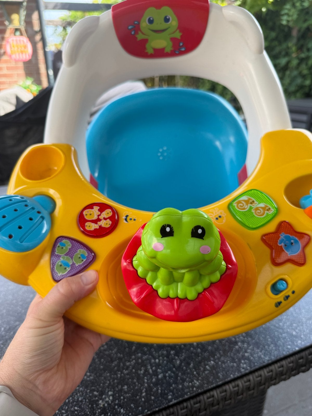 Vtech interactieve badstoel met licht en geluid, Ophalen of Verzenden, Gebruikt, Overige typen, Met licht