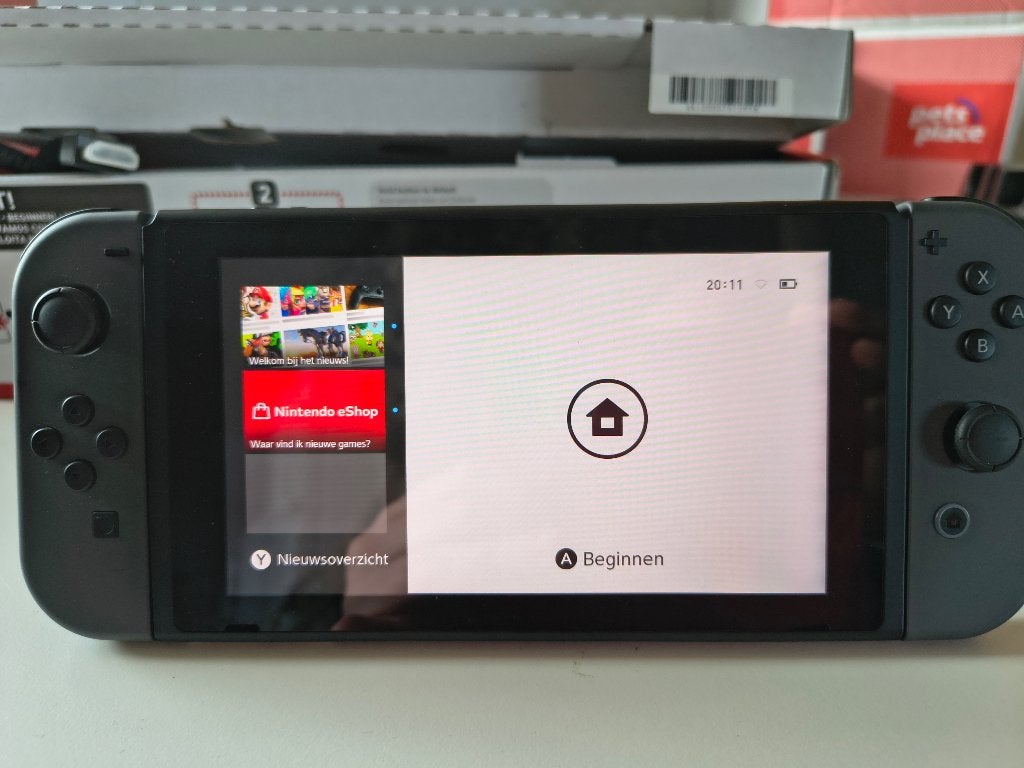 Nintendo Switch grijs v2, Spelcomputers en Games, Spelcomputers | Nintendo Switch, Met 3 controllers of meer, Ophalen, Switch 2019 Upgrade