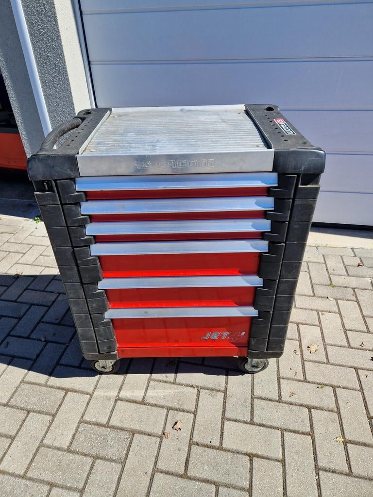 Facom gereedschapwagen met modules gereedschap, Auto diversen, Autogereedschap, Ophalen, Gebruikt