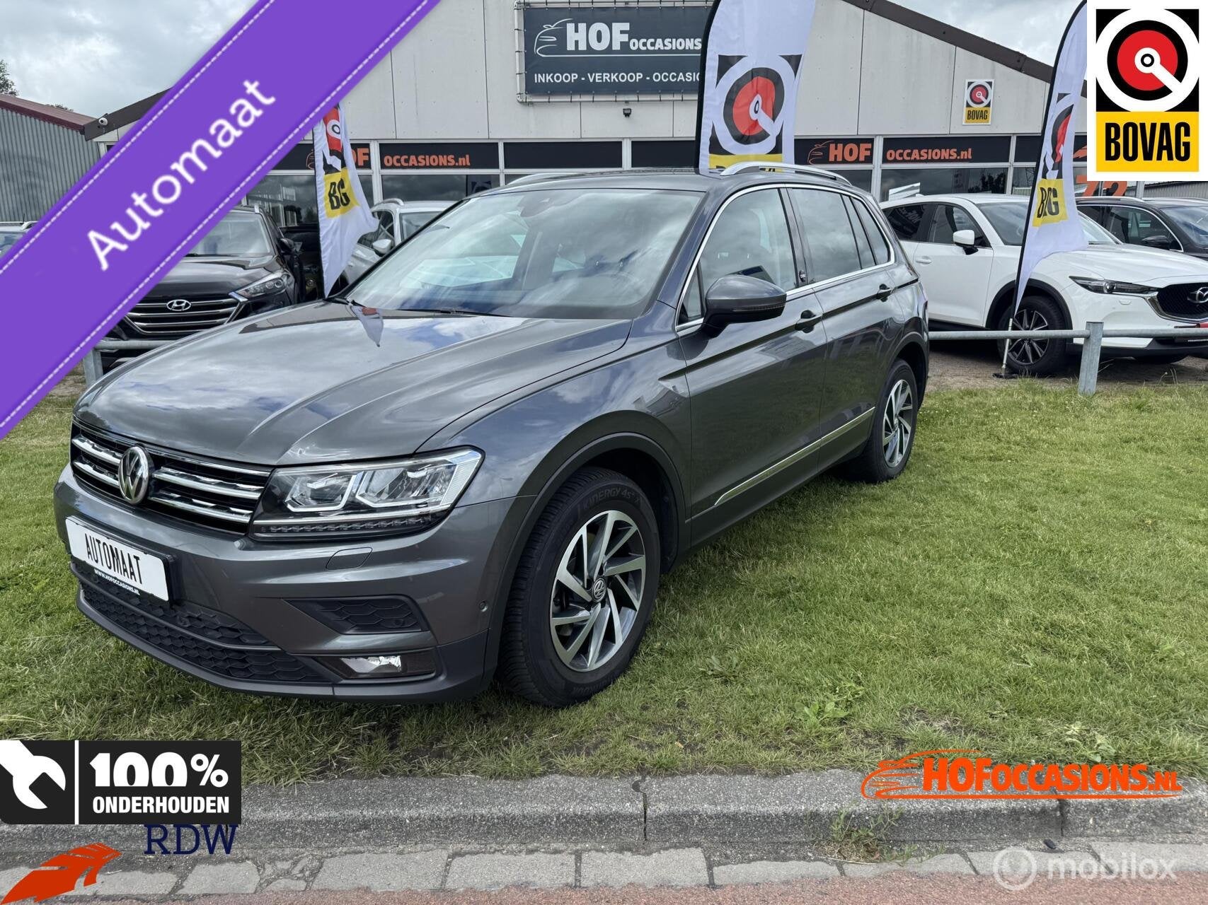Volkswagen Tiguan 1.4 TSI ACT Sound Comfort CARPLAY/TREKHAAK, Auto's, 4 cilinders, Grijs, Automatische klimaatregeling, 17 km/l