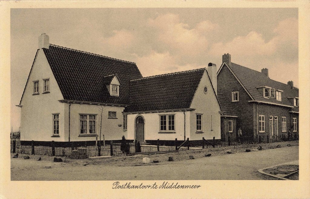 Middenmeer Postkantoor B3452, Ophalen, 1920 tot 1940, Ongelopen, Noord-Holland