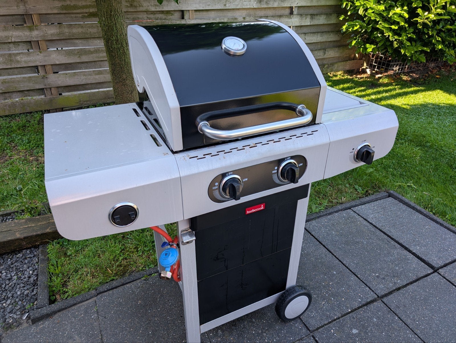 Barbecook gas bbq met extra pit, Ophalen