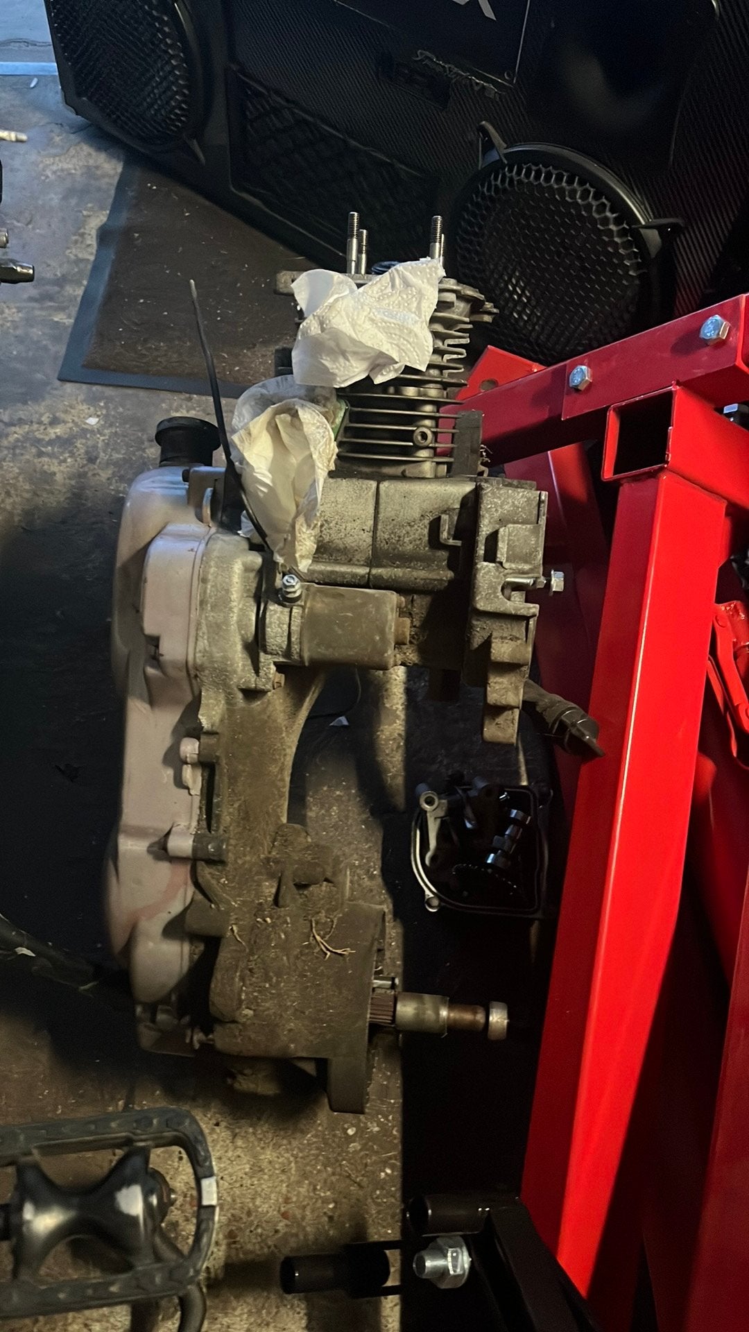 Gy6 motorblok met kapotte kruklagers, Ophalen, Gebruikt, Blok, Overige merken
