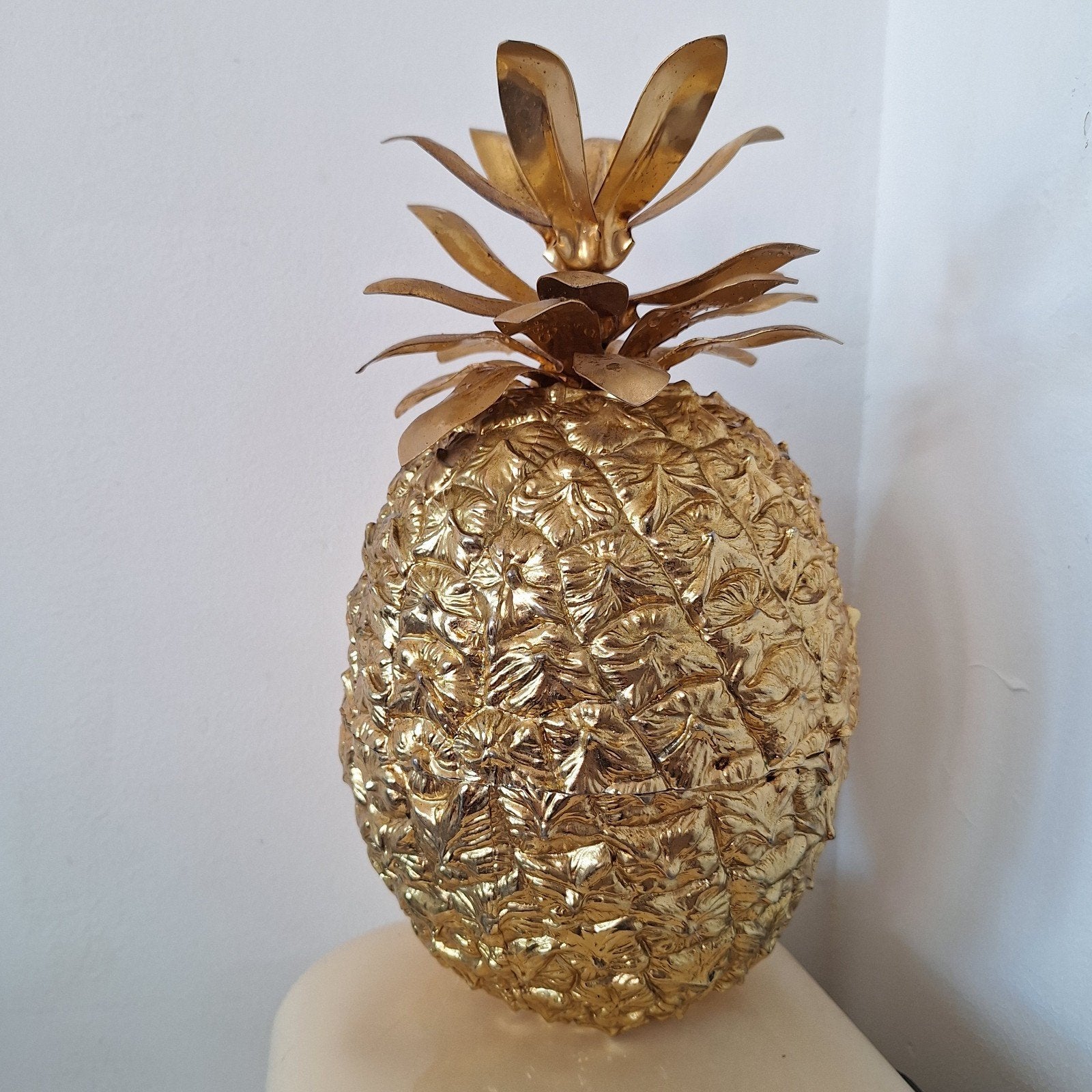 Ananas ijsblokjes houder ice cube holder, Goud, Kunststof, Ophalen of Verzenden, Overige typen