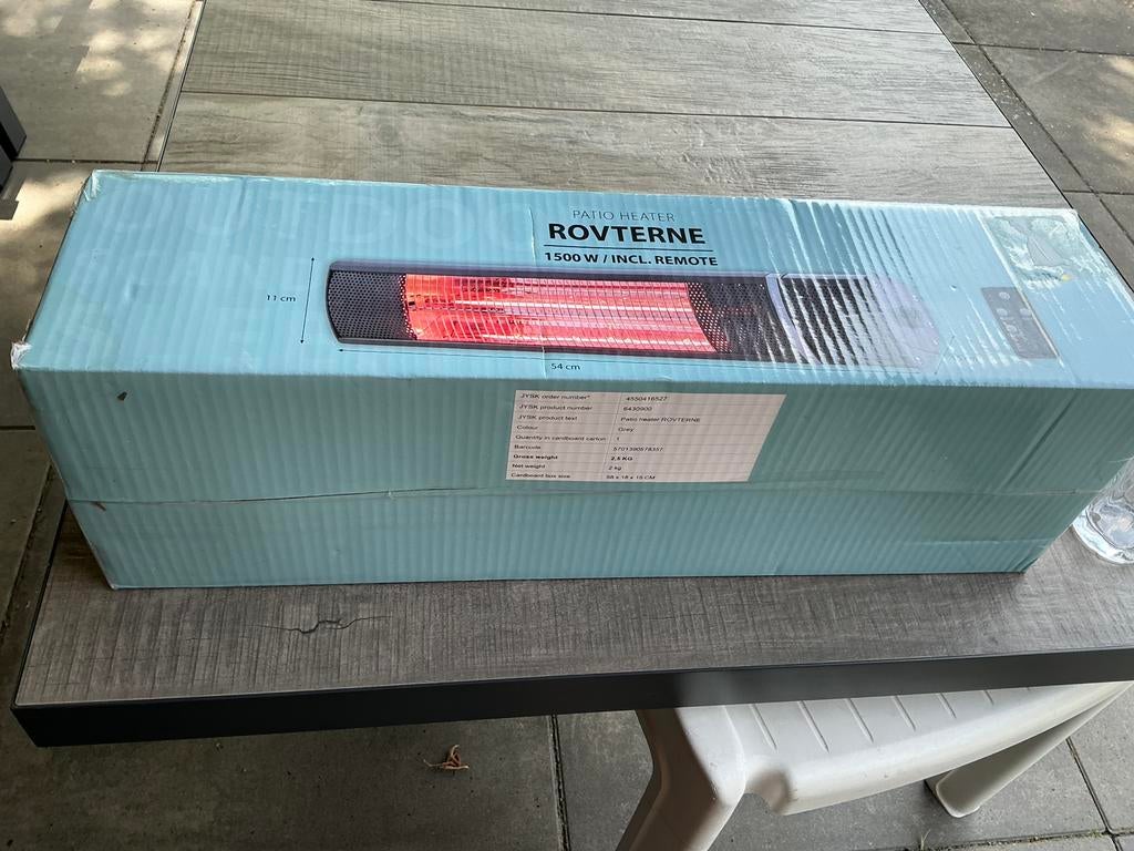 Terrasverwarmer Rovterne, Tuin en Terras, Terrasverwarmers, Ophalen, Nieuw, Elektrisch, Wand
