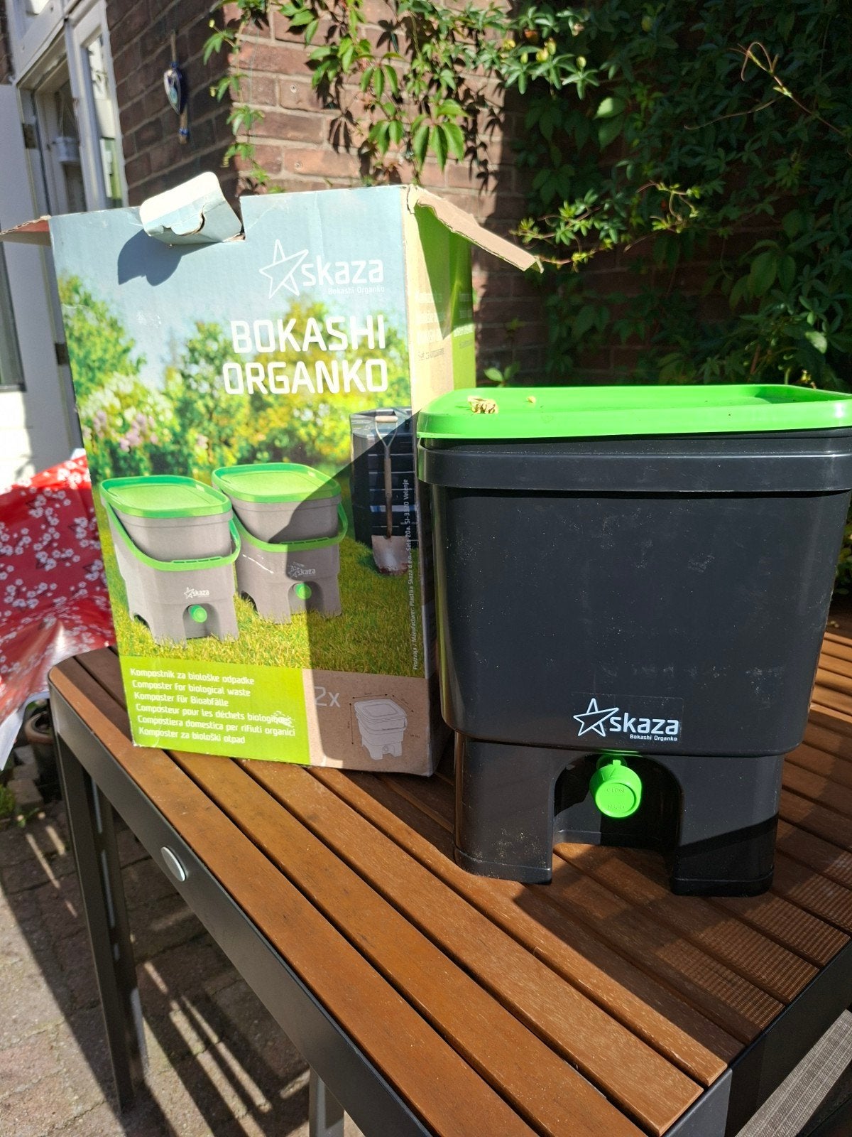 Skaza Bokashi Organico Compost Set - 2 Bakken, Ophalen, Nieuw