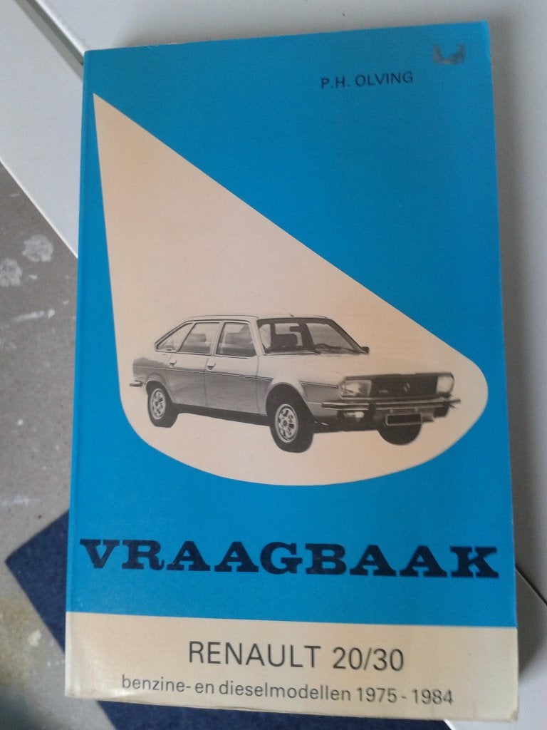 autovraagbaak Renault 20/30, Gelezen, Ophalen of Verzenden, P.H. Olving, Renault