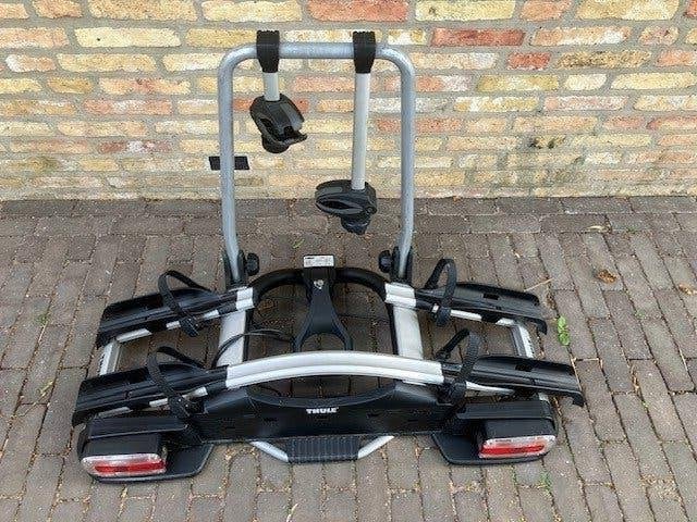 Thule fietsendrager, Auto diversen, Fietsendragers, Ophalen, Gebruikt, Brede banden, 2 fietsen