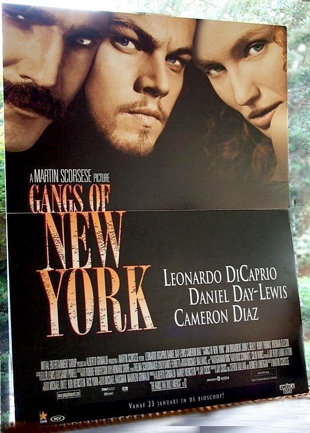 Gangs of New York (2002) - Standee - Scorsese, Verzamelen, Ophalen, A1 t/m A3, Film en Tv