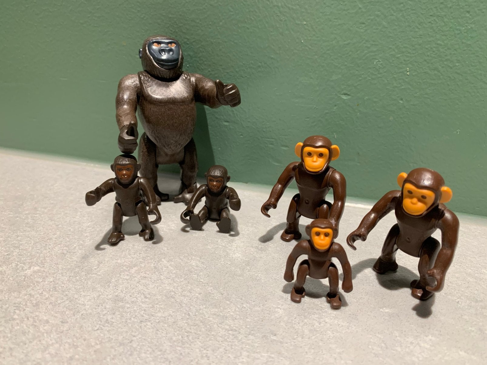 Playmobil 2 apenfamilies - 70360 + 6650, Ophalen, Wild life, Losse onderdelen, Zo goed als nieuw
