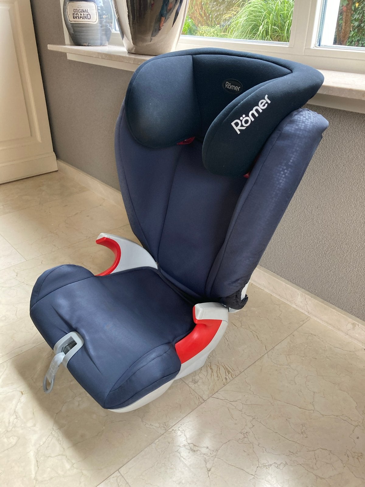 Britax Römer Kidfix SL autostoel in donkerblauwe kleur., Ophalen, Romer, 15 t/m 36 kg, Verstelbare rugleuning