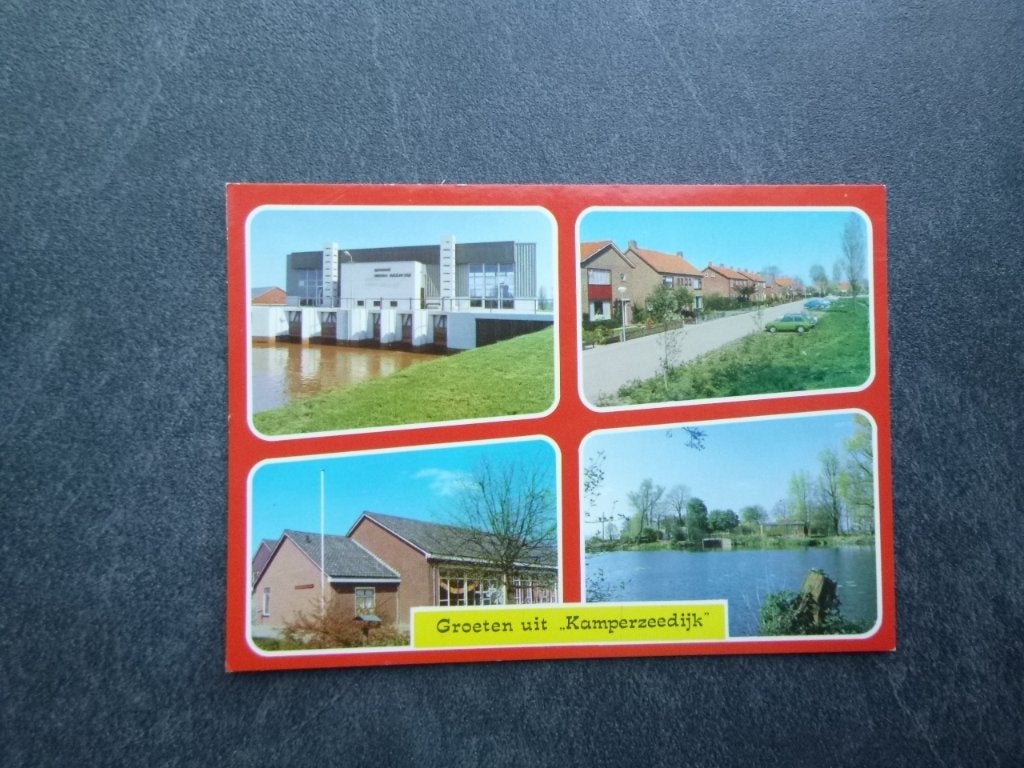 Kamperzeedijk, groeten uit 1980, Verzenden, 1980 tot heden, Ongelopen, Noord-Brabant