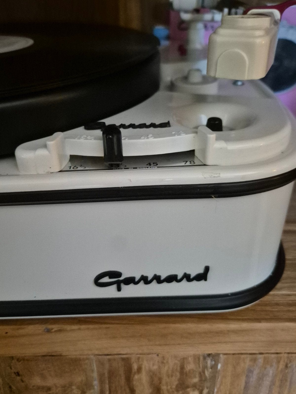 Vintage Garrard Platenspeler - Wit, Ophalen, Overige merken