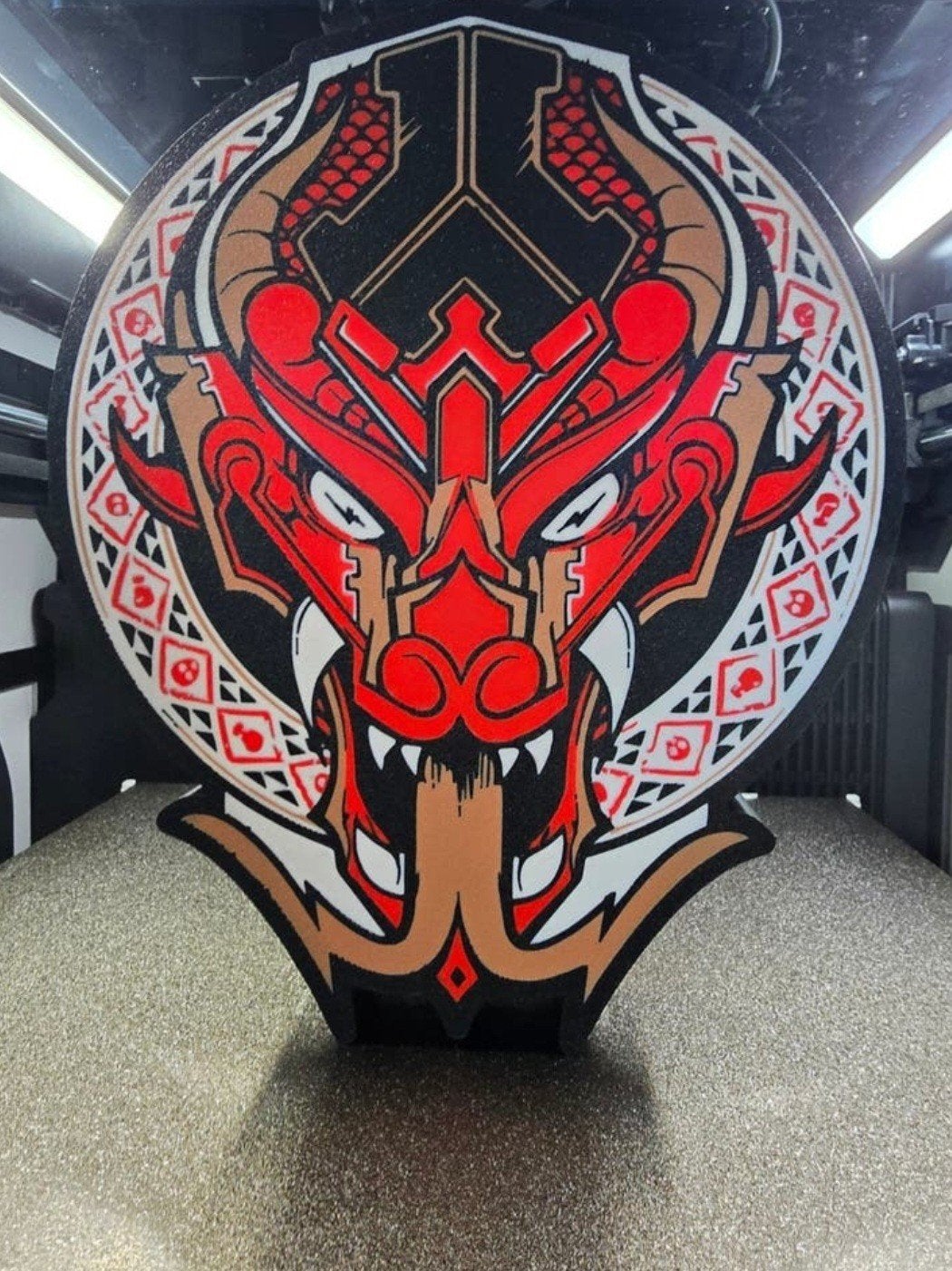 Defqon.1 Dragonblood LED Lamp - Uniek Lichtobject, Kunststof, Meerkleurig, Nieuw, Ophalen of Verzenden