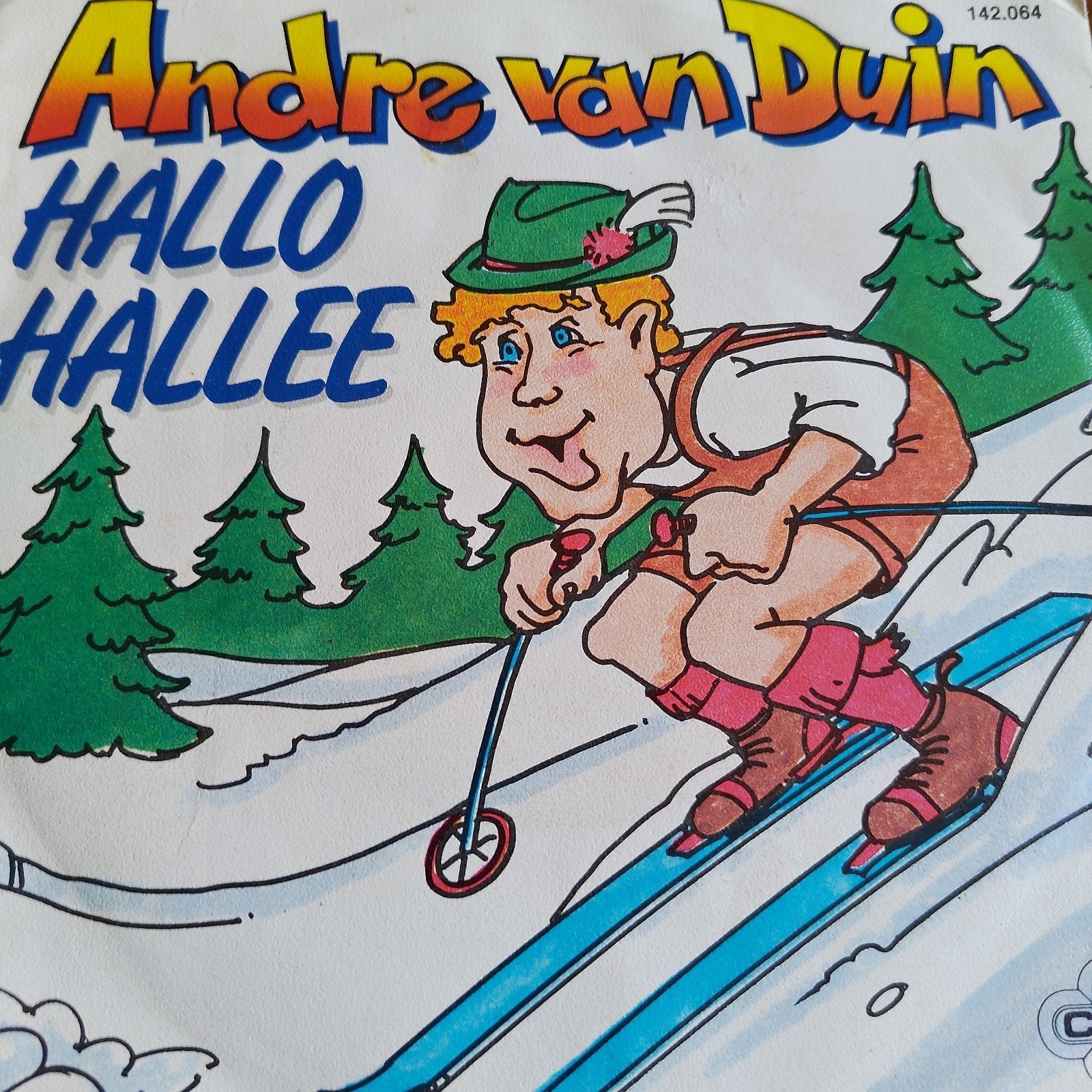 André van Duin  Wij Zijn De Vuilnisman / Hallo Hallee (Singl, Gebruikt, 7 inch, Ophalen of Verzenden, EP