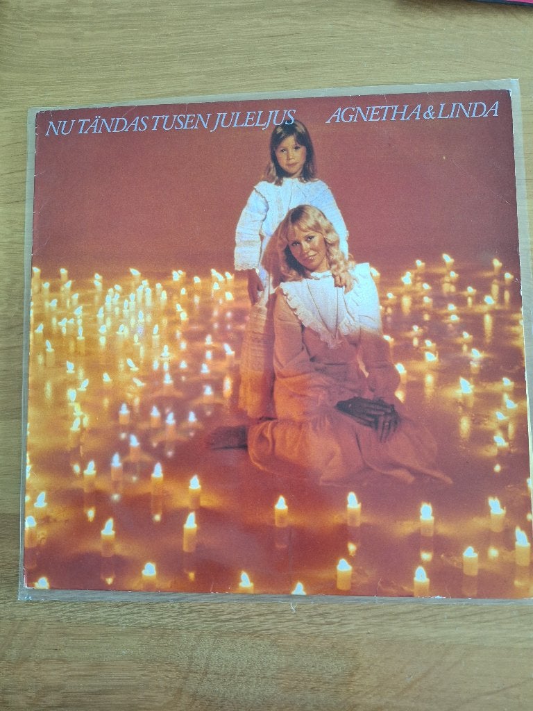 Zweedstalige lp  van Agnetha van ABBA met dochtertje Linda, LP, Gebruikt, Verzenden, Overige genres