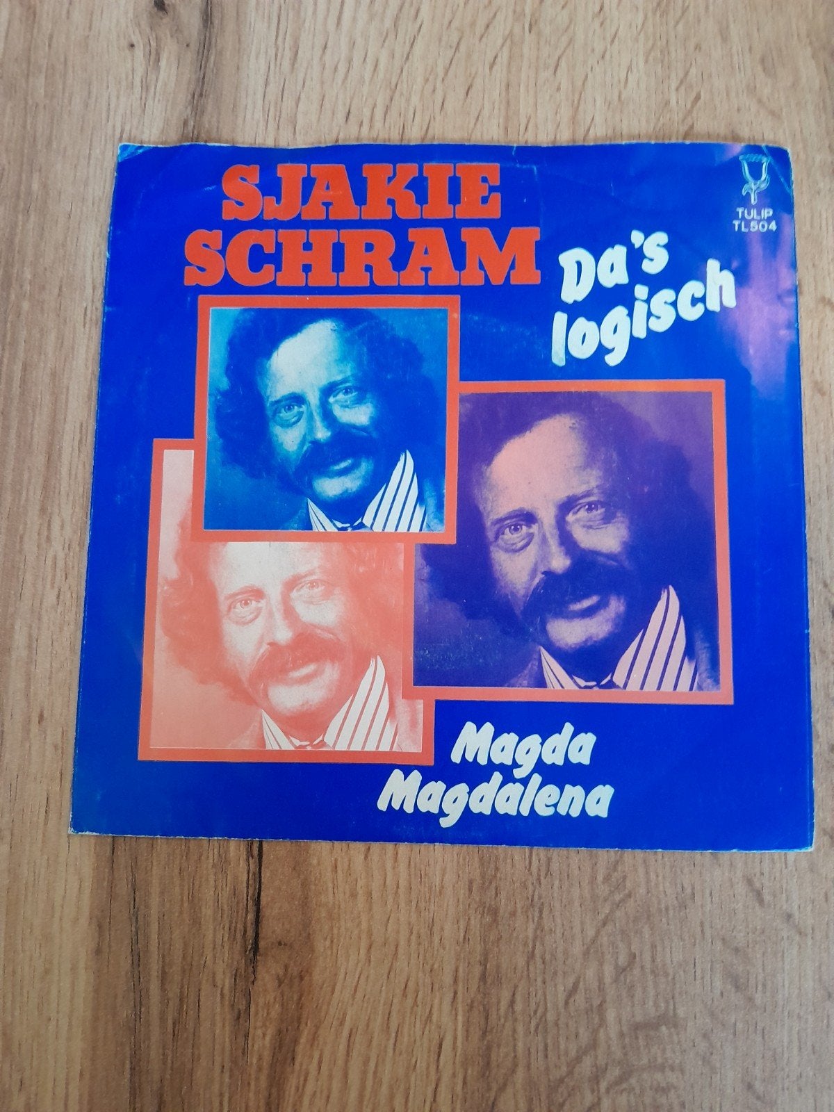 Sjakie schram 7inch da,s logisch, Ophalen of Verzenden, Zo goed als nieuw, Nederlandstalig