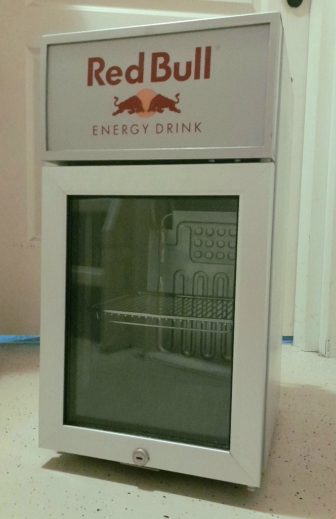 Red Bull mini koelkast / mini fridge, Ophalen, Zonder vriesvak, Minder dan 45 cm, Minder dan 85 cm