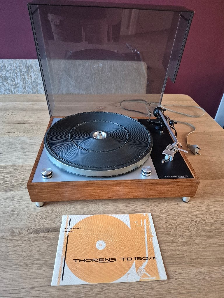 Thorens 150 MKII platenspeler, Ophalen of Verzenden, Gebruikt, Platenspeler, Thorens