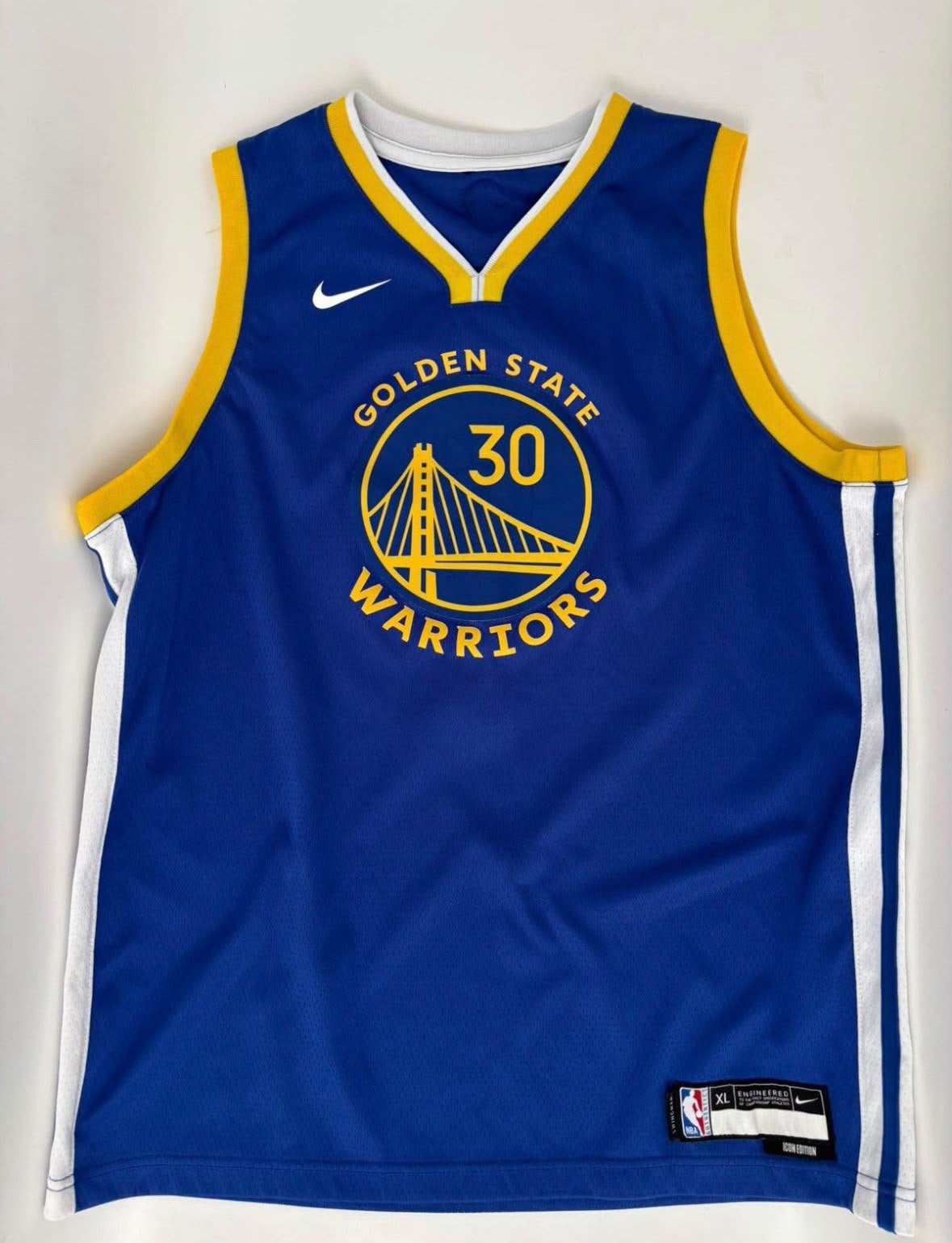 Stephen Curry jersey Golden State Warriors kindermaat XL, Ophalen of Verzenden, Zo goed als nieuw, Kleding