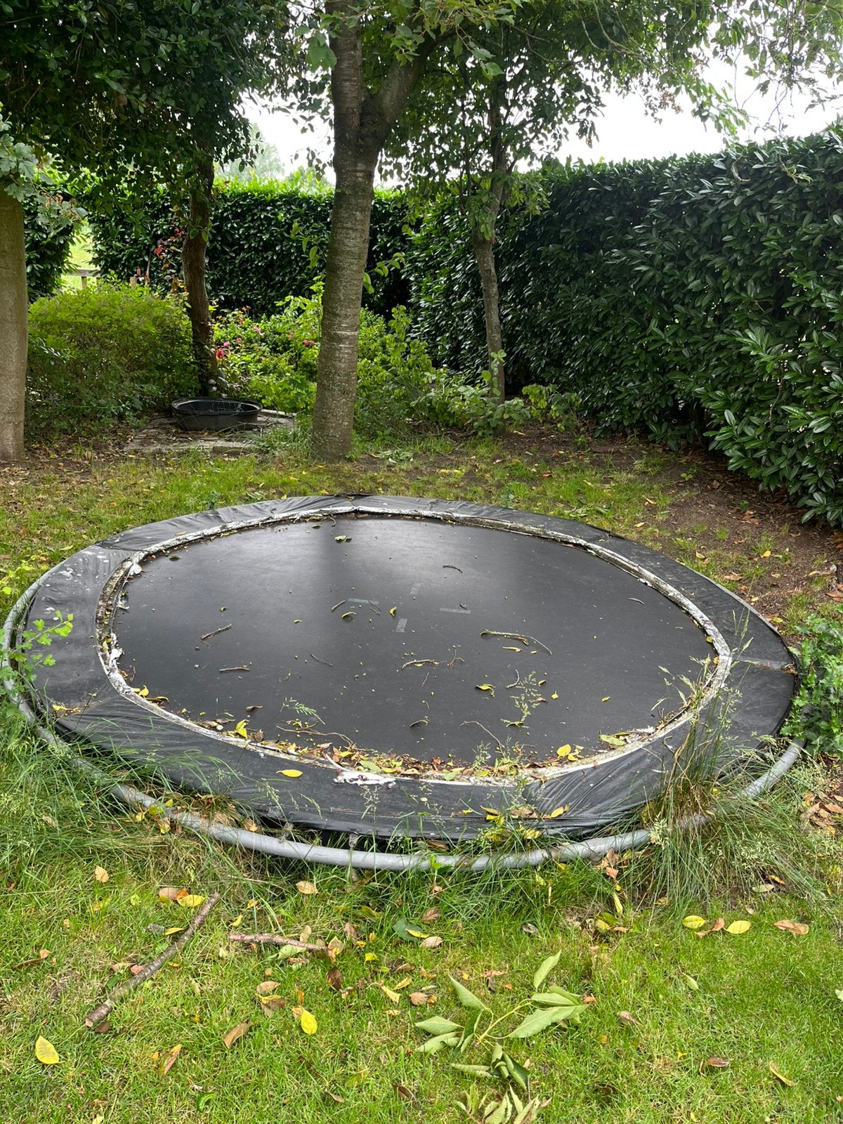 Trampoline, Ophalen, Gebruikt