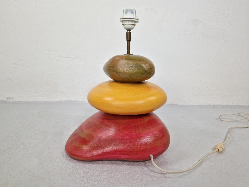 François Chatain | Pebble Lamp | Frankrijk 1980s, Ophalen, Gebruikt, -, -