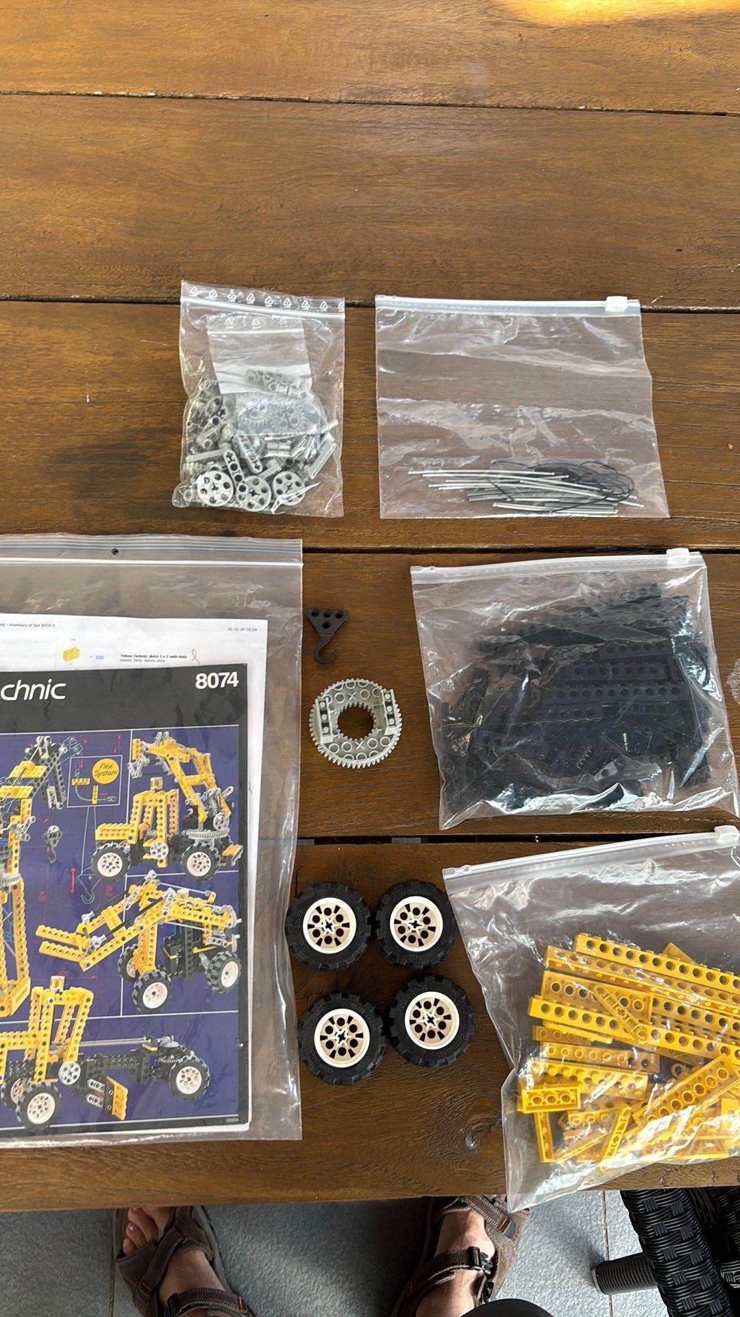 lego Technic 8074, Gebruikt, Lego, Compleet, Ophalen of Verzenden