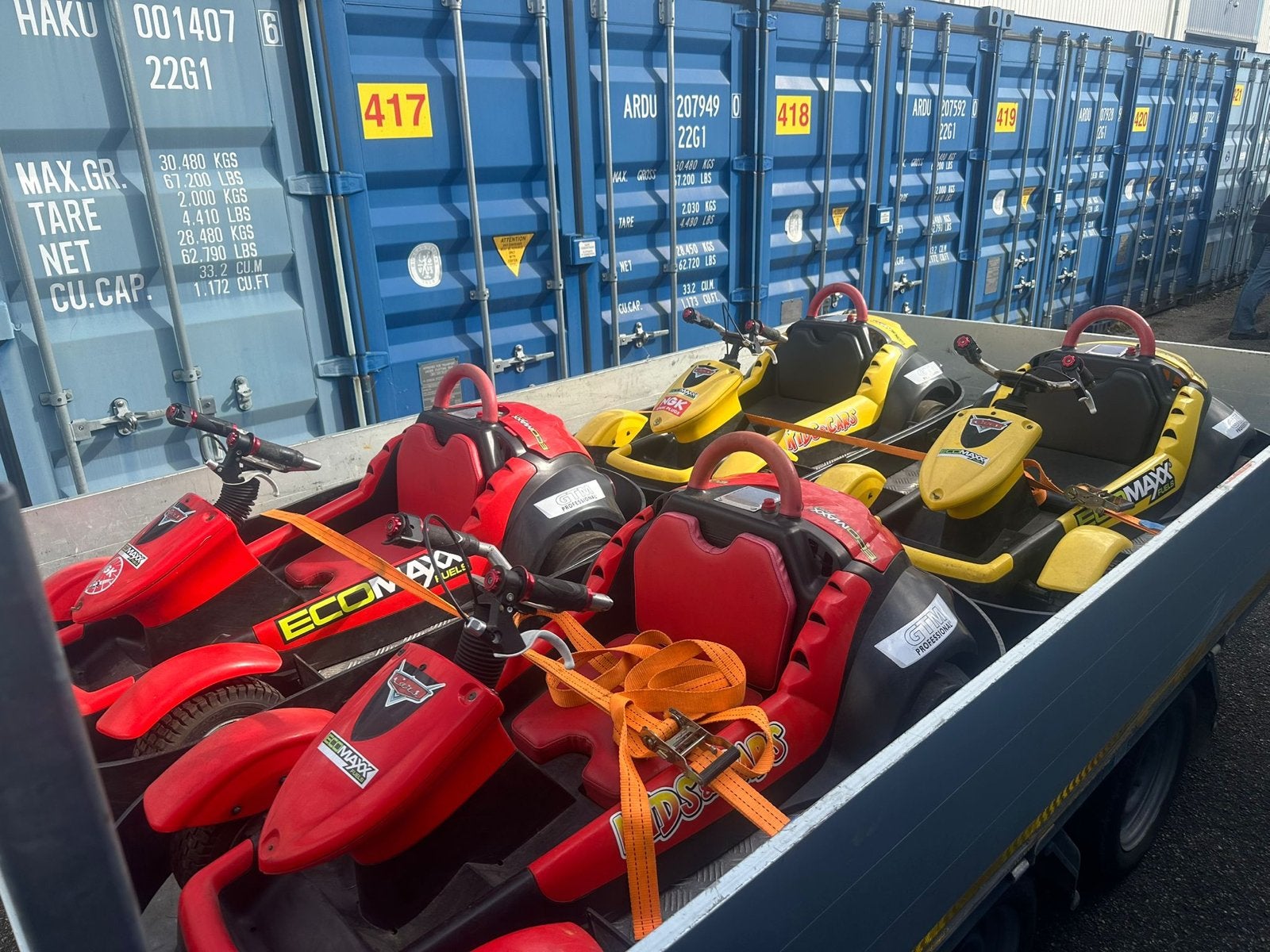 Kinderkarts Benzine met Afstandsbediening (30-40 km/u), Sport en Fitness, Karting, Ophalen, Gebruikt, Kart