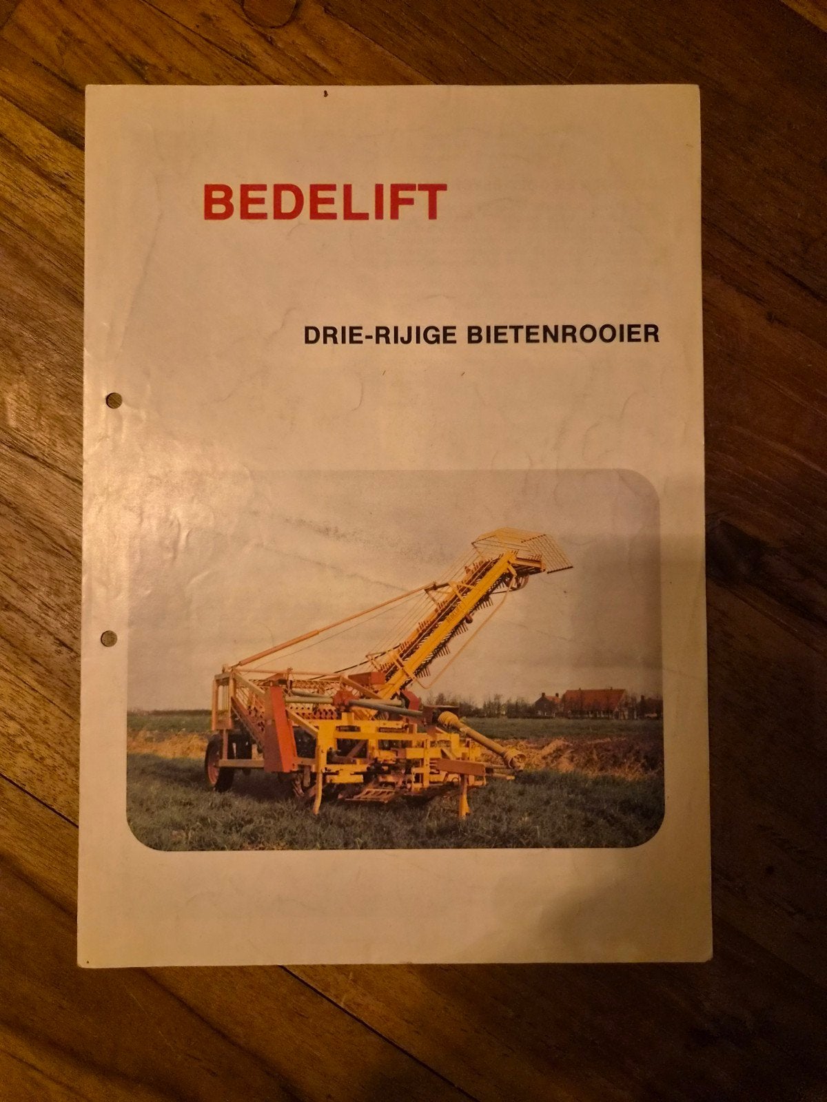 tractor folder Bedelift drie-rijige bietenrooier, Ophalen of Verzenden