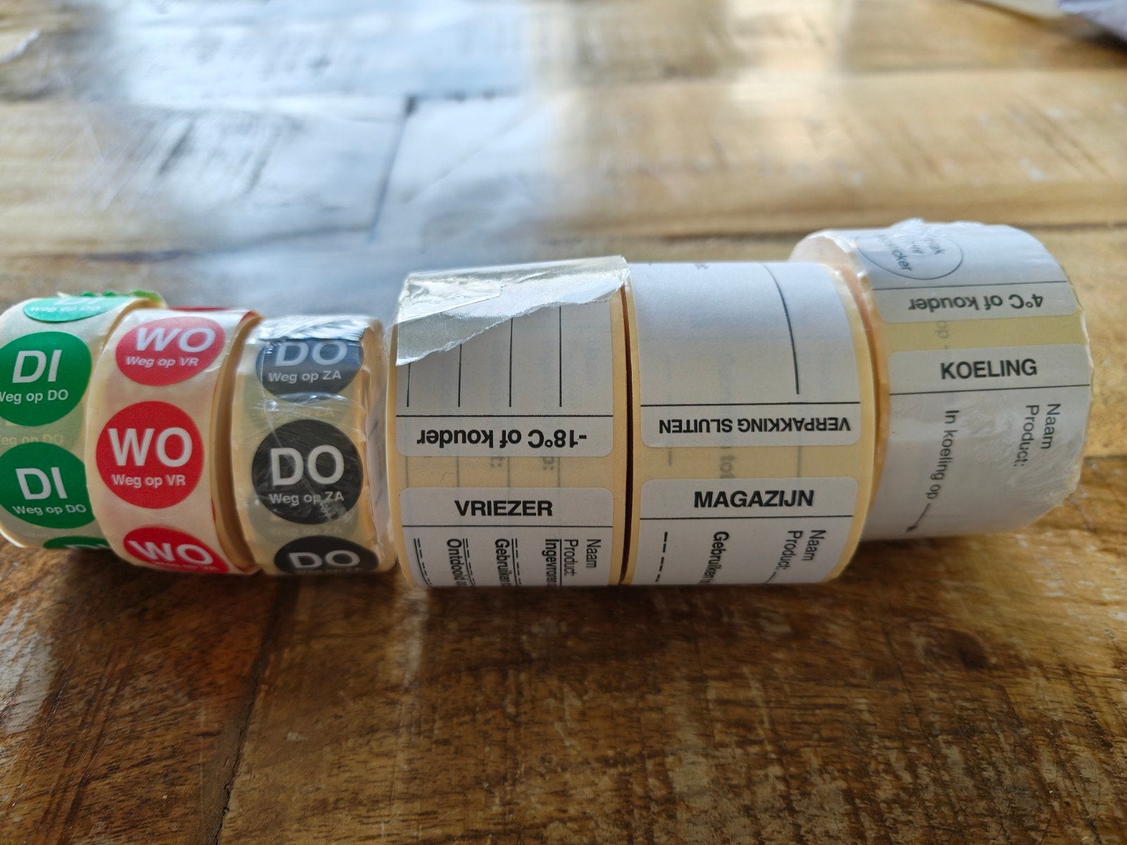 HACCP stickers vriezer, koeling en magazijn, Ophalen of Verzenden