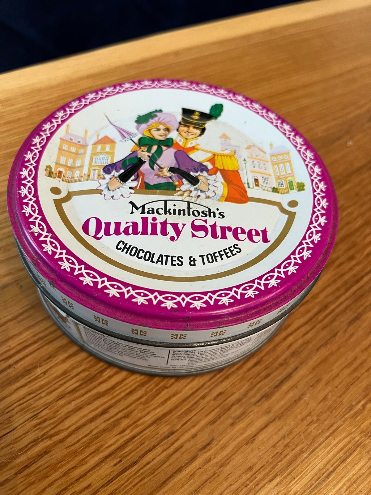 Vintage Mackintosh's Quality Street blik, Ophalen of Verzenden, Gebruikt, Overige, Overige merken