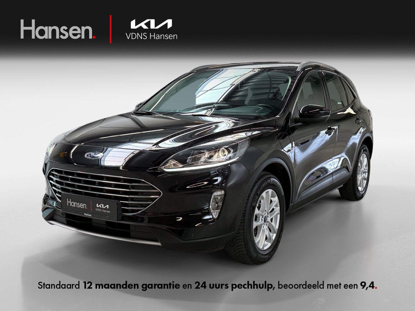 Ford Kuga 2.5 PHEV Titanium I Camera I CarPlay I Stoel- en s, Auto's, Lichtsensor, Stof, Gebruikt, 4 cilinders