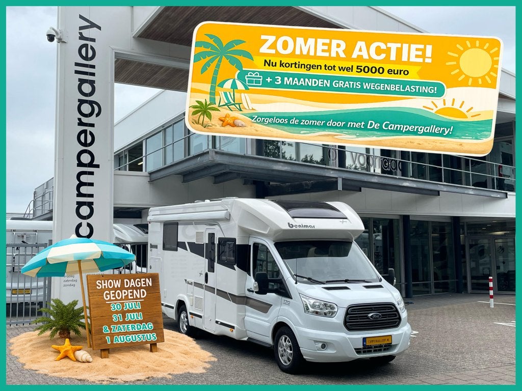 Benimar Cocoon 497 QUEENSBED + HEFBED AUTOMAAT AIRCO CAMERA, Automaat, Ford, Bedrijf, Diesel