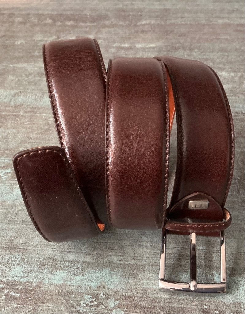 Barutti.  Leren riem. 95 cm., Barutti, 95 tot 105 cm, Bruin, Ophalen of Verzenden