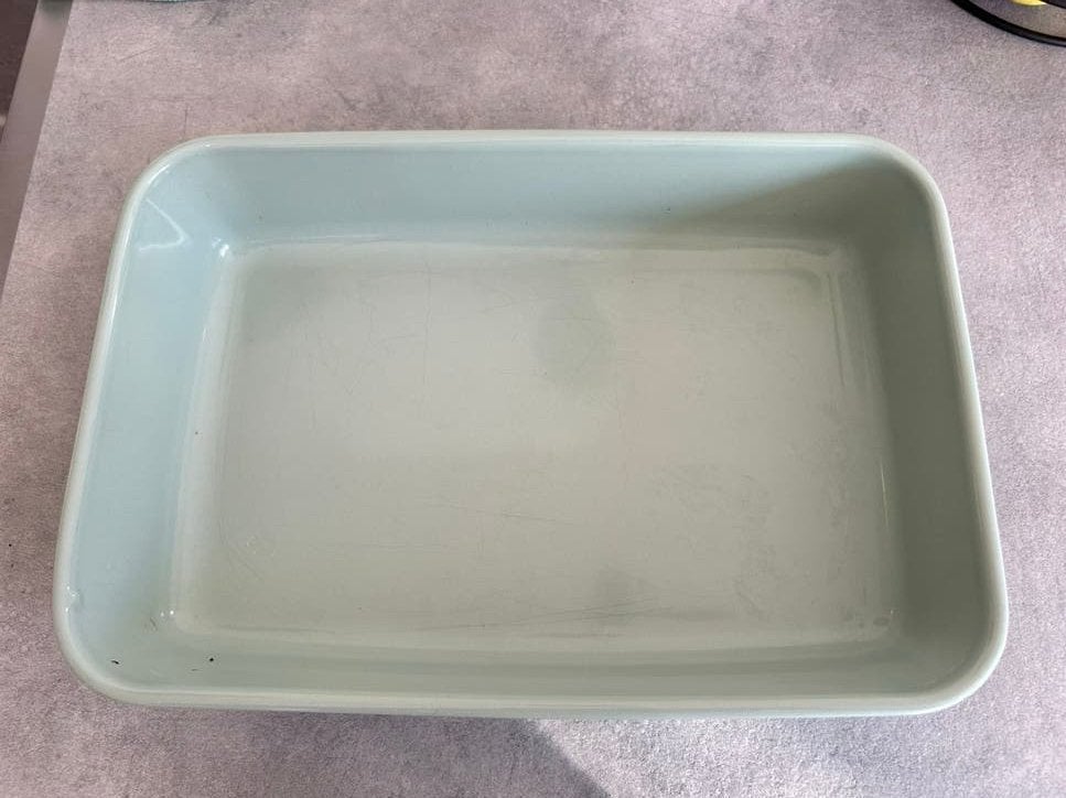 Groene ikea ovenschaal, Ophalen of Verzenden, Zo goed als nieuw, Overige stijlen, Schaal of Schalen