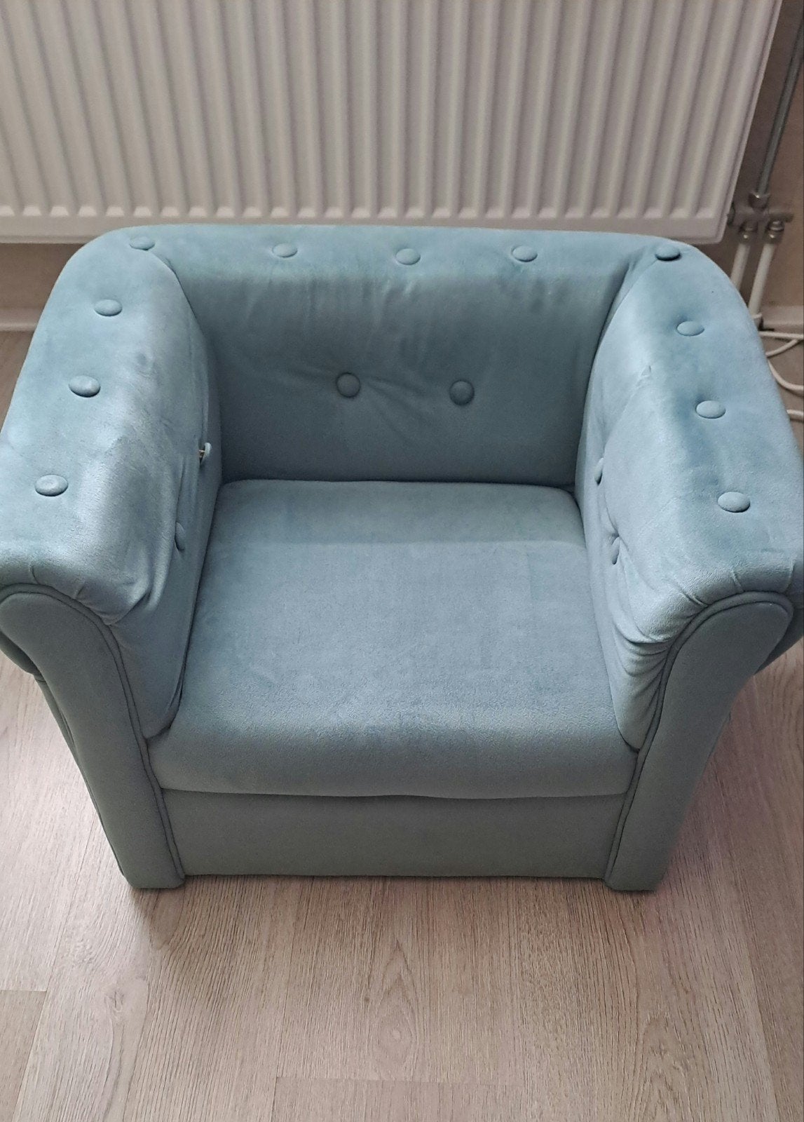 kinder stoel huisdieren hond stoel fauteuil blauw, Huis en Inrichting, Ophalen, Gebruikt, Eenpersoons, 75 tot 100 cm