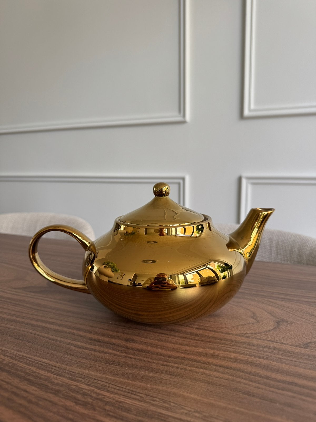 Theepot goud Urban Nature Culture Amsterdam, Ophalen of Verzenden